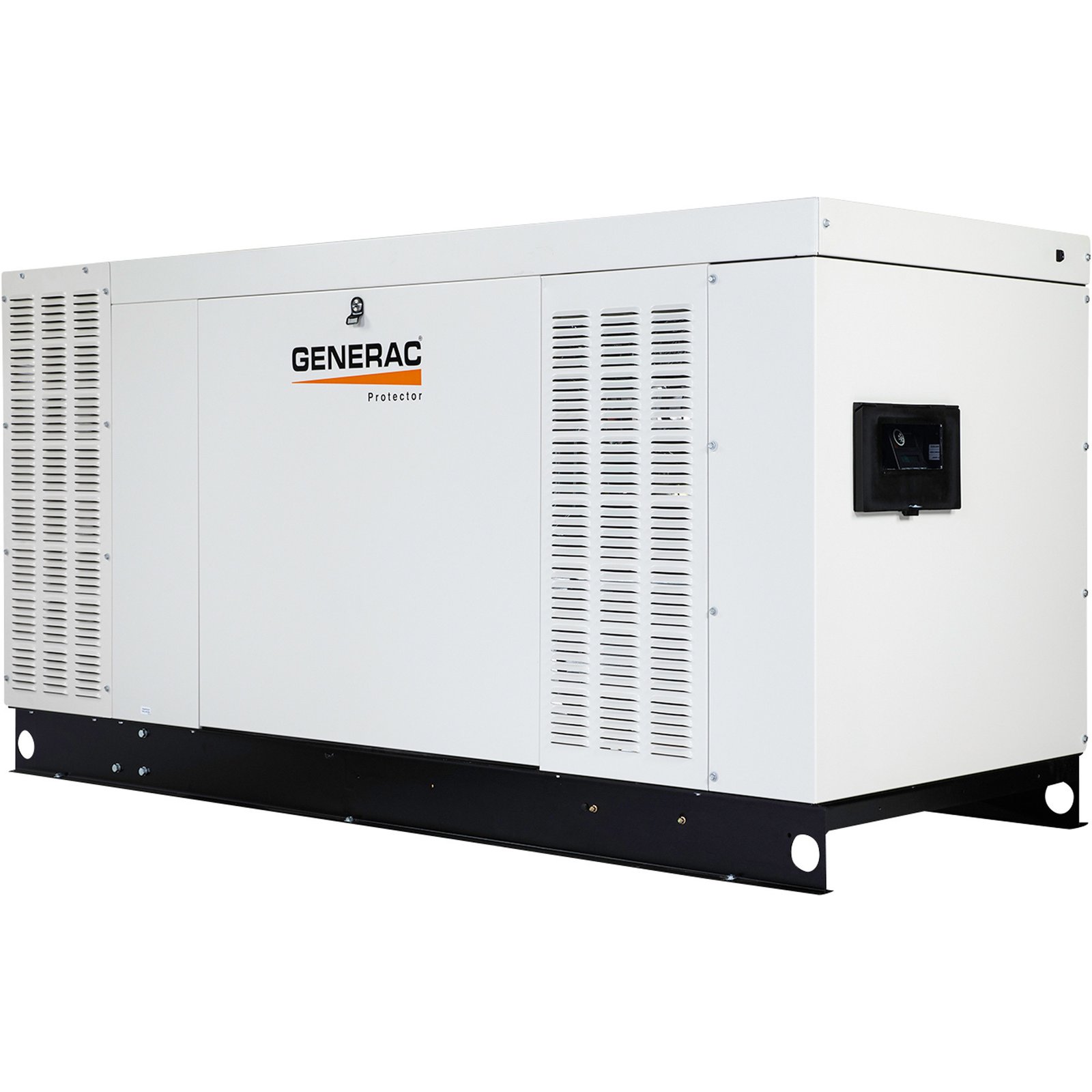 generac protector series home standby generator, 60kw, lp/ng, 120/240 volts, single phase, model# rg06045anax