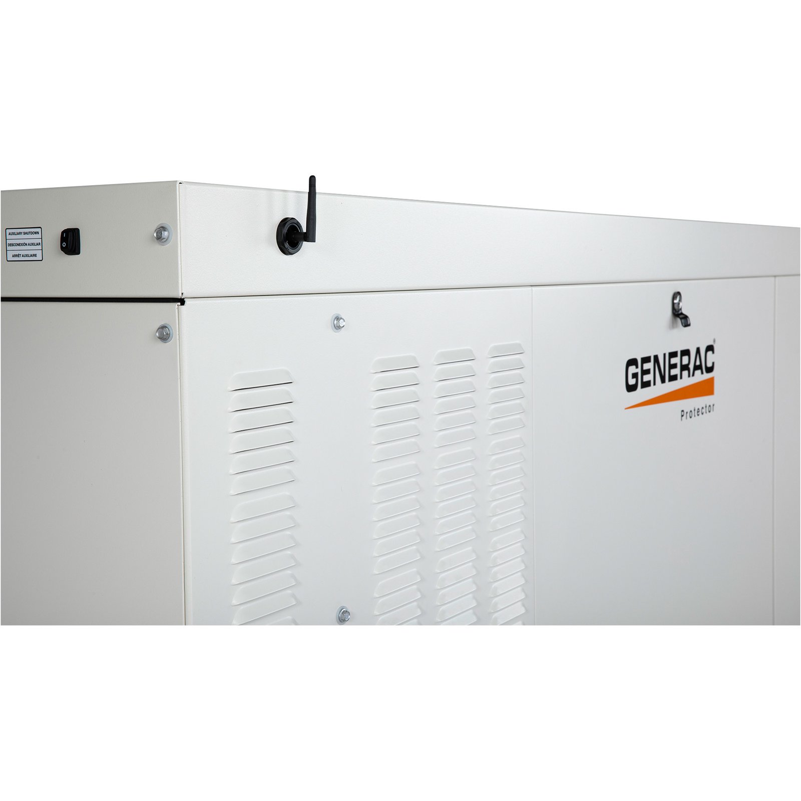 generac protector series home standby generator, 60kw, lp/ng, 120/240 volts, single phase, model# rg06045anax