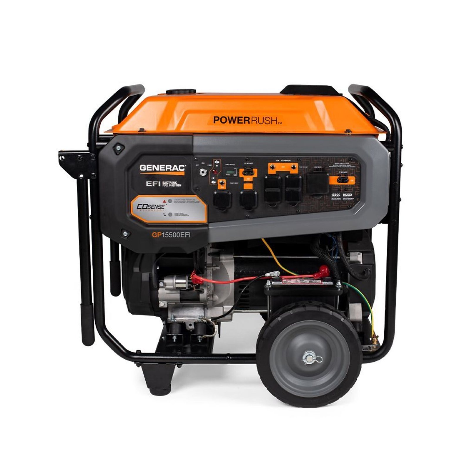 generac, portable generator, surge watts 19300 rated watts 15500 voltage 120/240 model# 7705