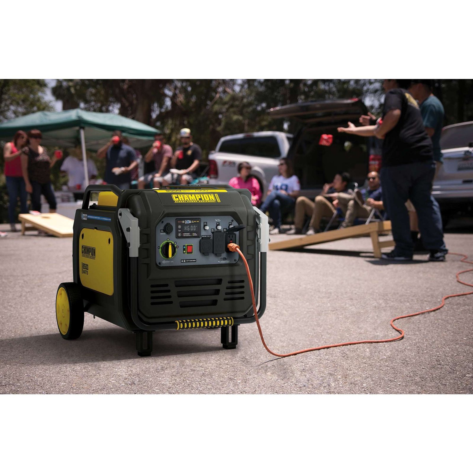 champion power equipment, 8500/7000w inverter generator ele start co shield, surge watts 8500 rated watts 7000 voltage 120/240 model# 100719