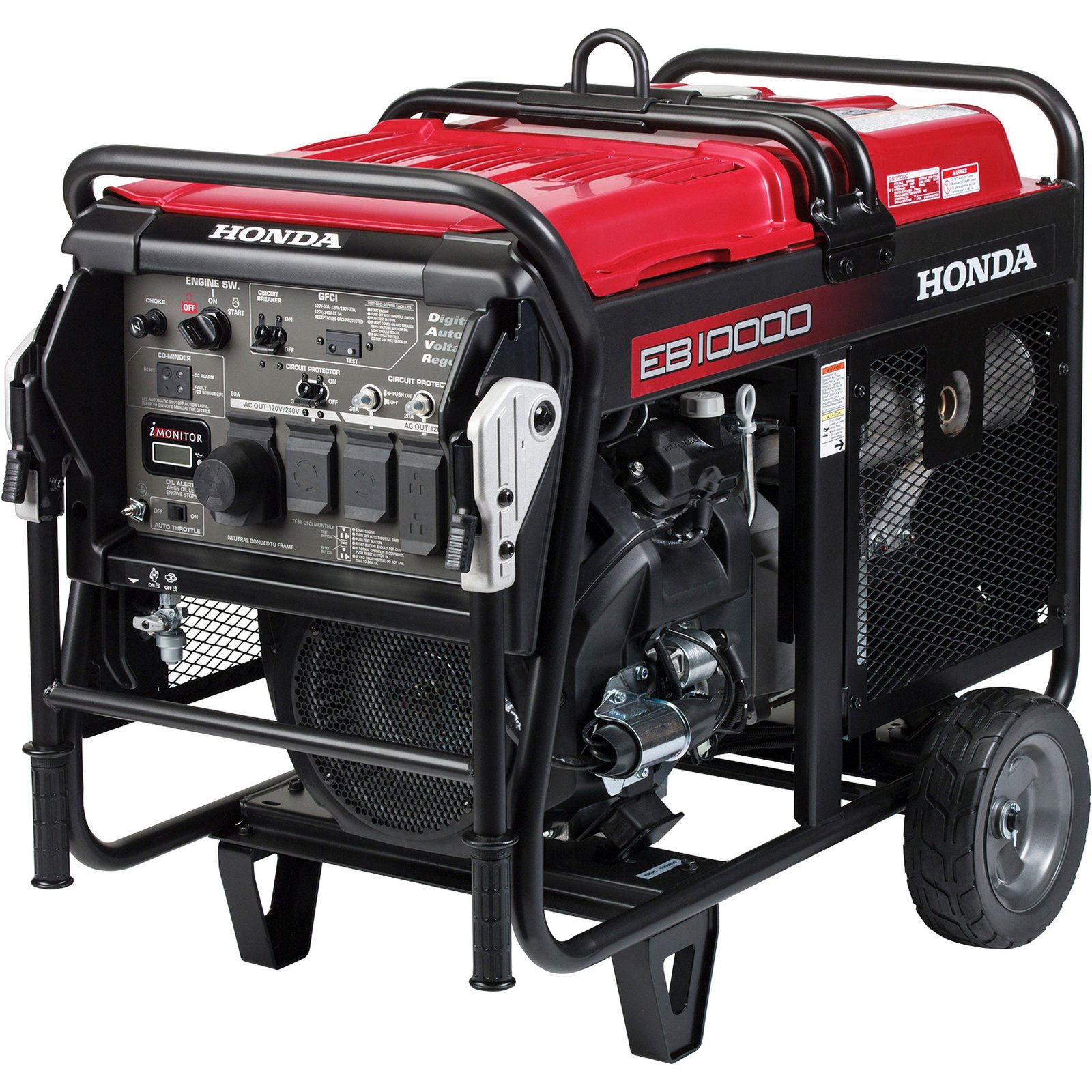 honda portable generator, 10,000 surge watts, carb compliant, model# eb10000ag