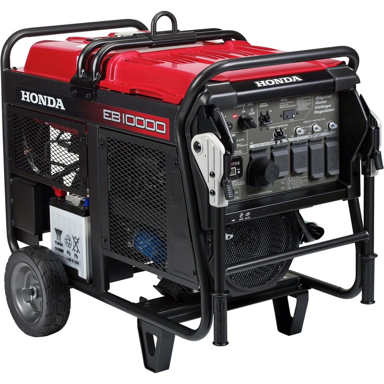 honda portable generator, 10,000 surge watts, carb compliant, model# eb10000ag