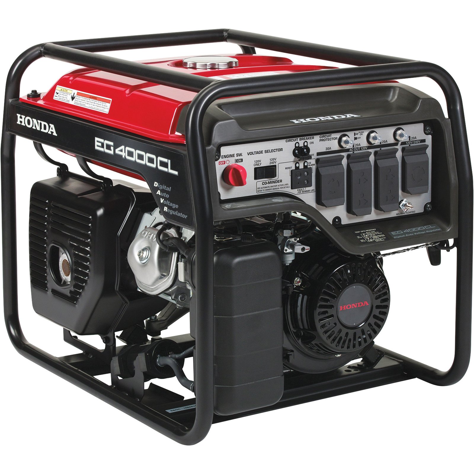 honda eg4000 davr series portable generator, 4000 surge watts, 3500 rated watts, model# eg4000clan