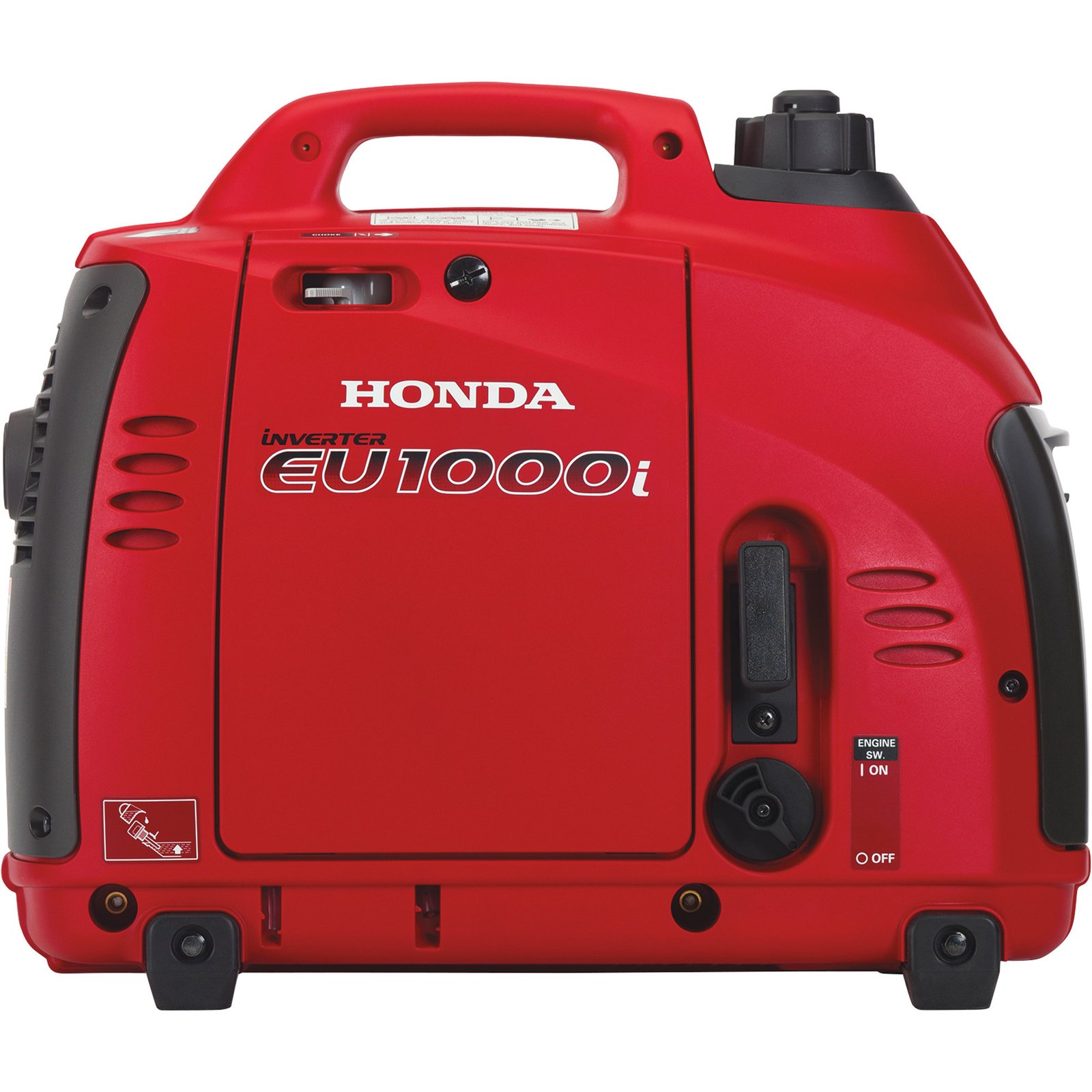 honda inverter generator, 1000 surge watts, 900 rated watts, co minder, carb compliant, model# eu1000it1an